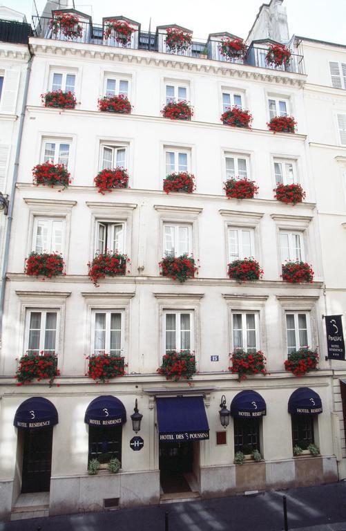 Hôtel des 3 Poussins Paris Exterior foto